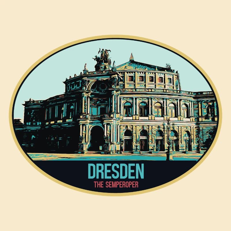 Semperoper of Dresden: Elegance in Illustration