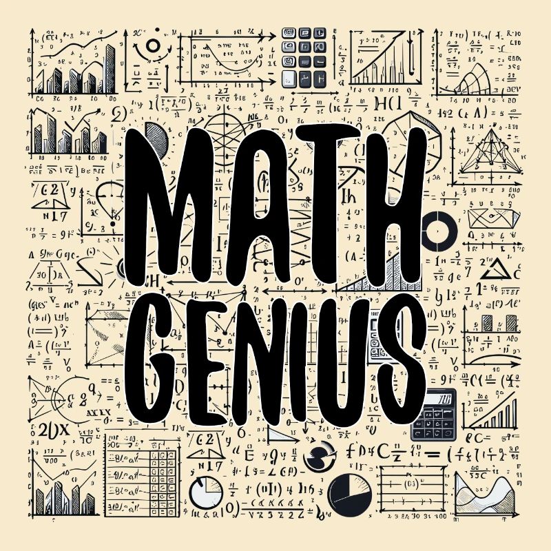Math Genius Math Genius Math cadeau