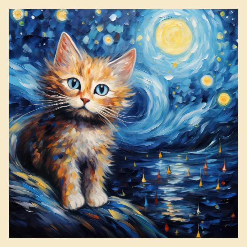Chat, motif chat, cadeau