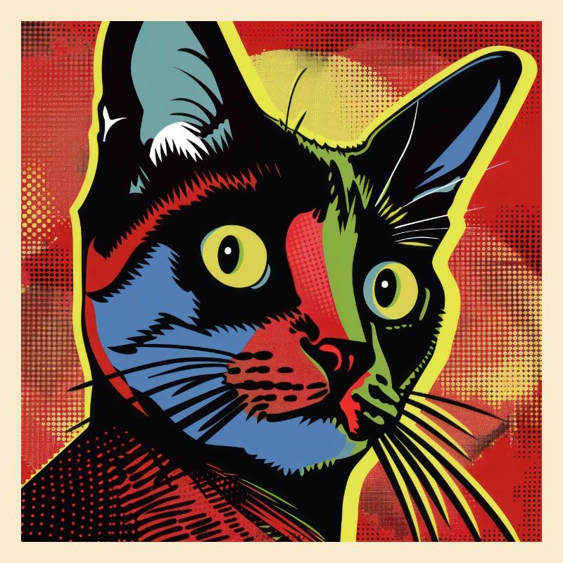 Chat, motif de chat, bande dessinée