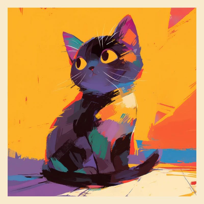 Chat, Motif De Chat