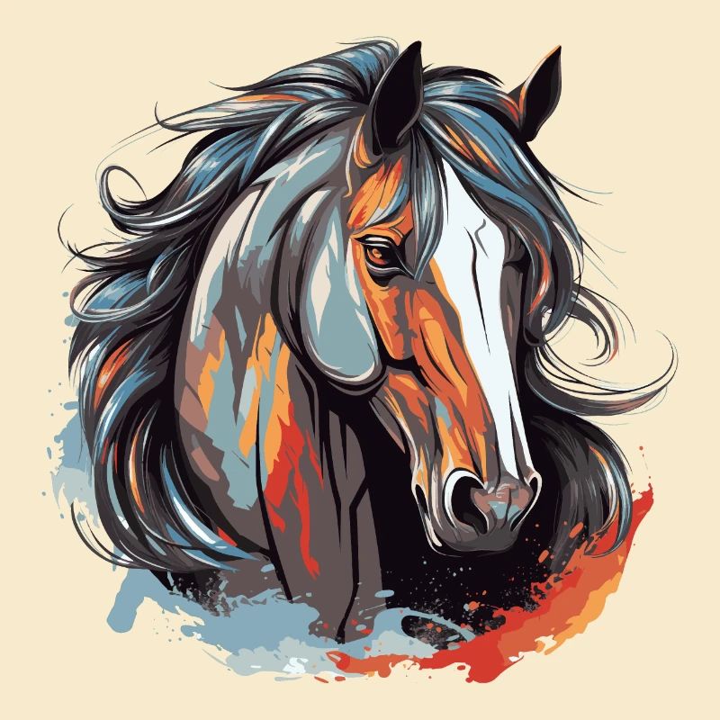 Portrait de cheval