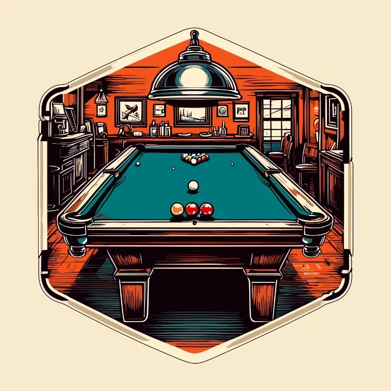 Billard / Boule de billard / 8 boules / billard / Kö