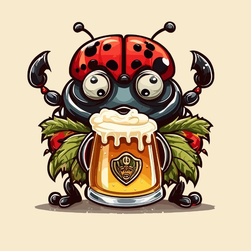 Marienkäfer / Glücksbringer / Punktkäfer / Neujahr