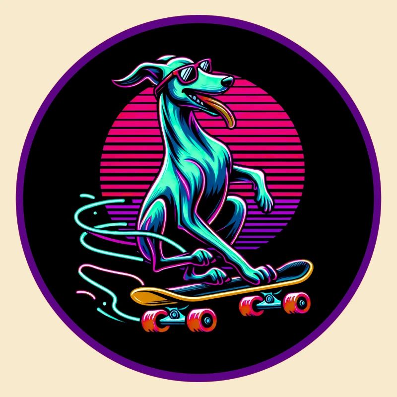 Skating Whippet