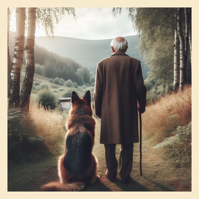 Deutscher Schäferhund Kunst