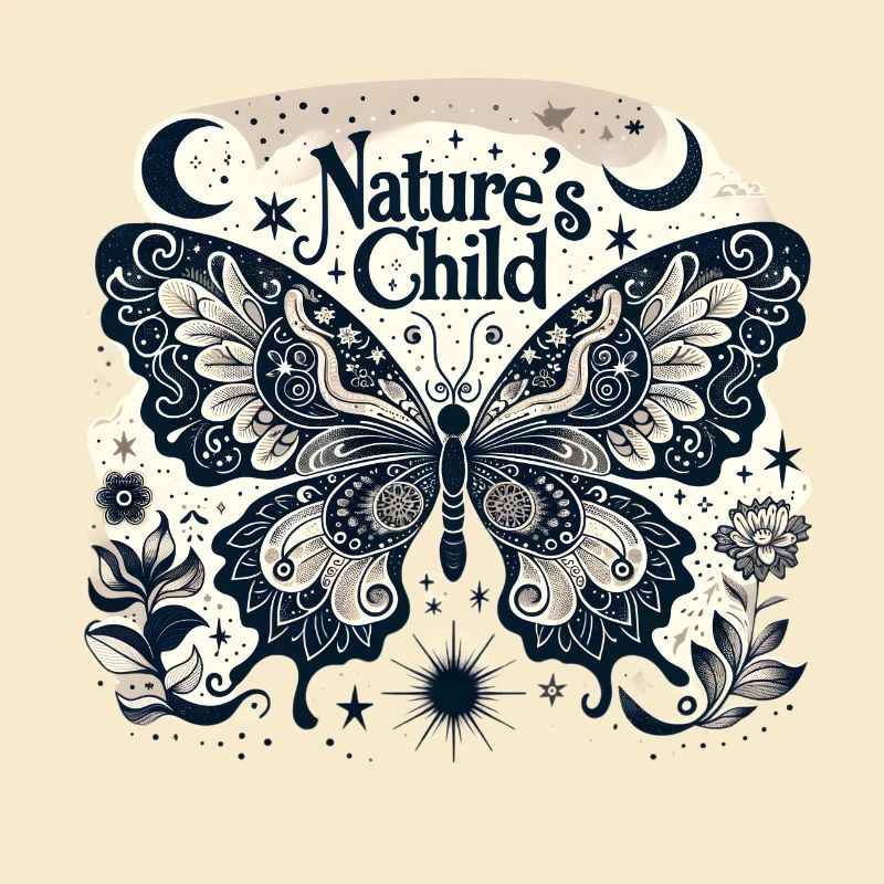 Nature's Child Butterfly Pattern
