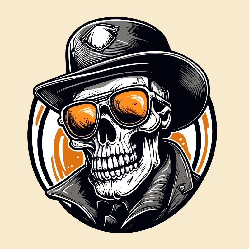 Skull / Skull / Skeleton / Gothic / Tattoo