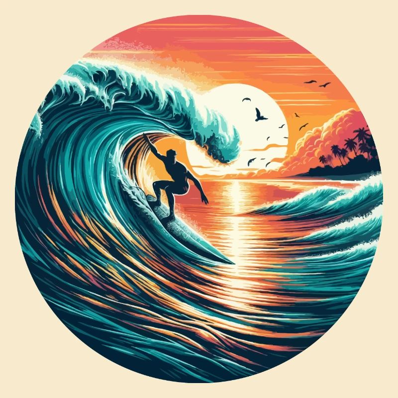 Sunset Surfer