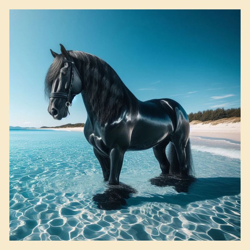 Cheval dans l’eau