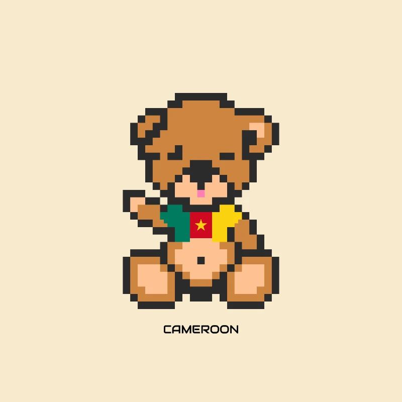 Pixel Bär Kamerun