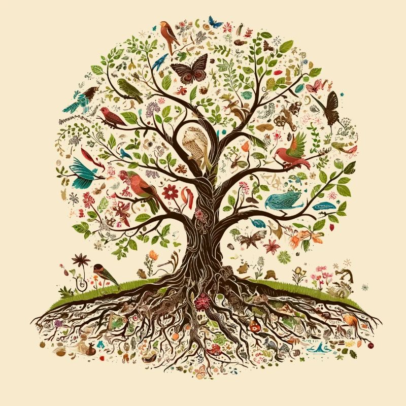 Lebendiger Lebensbaum