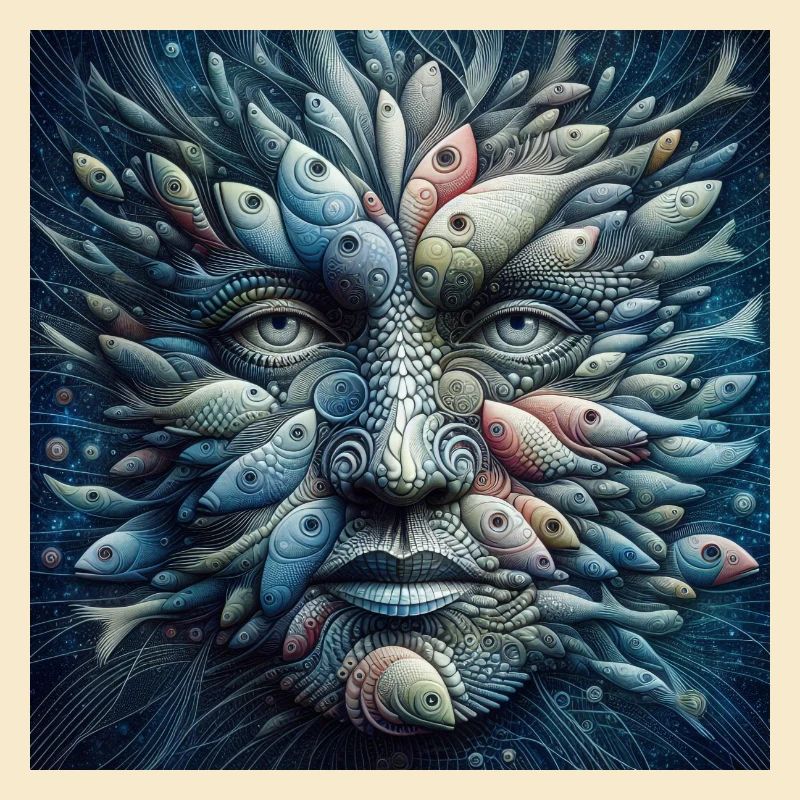 Visage de poisson