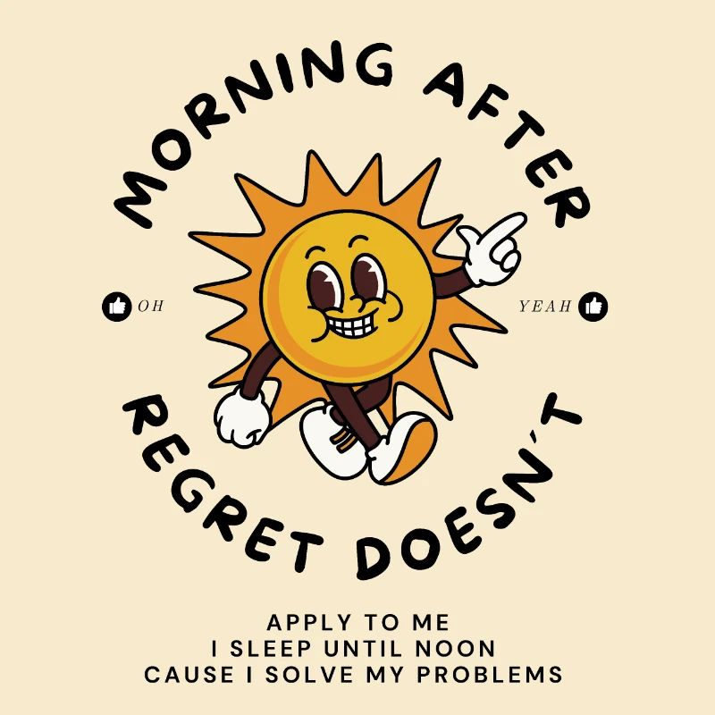 Solving regrets cartoon