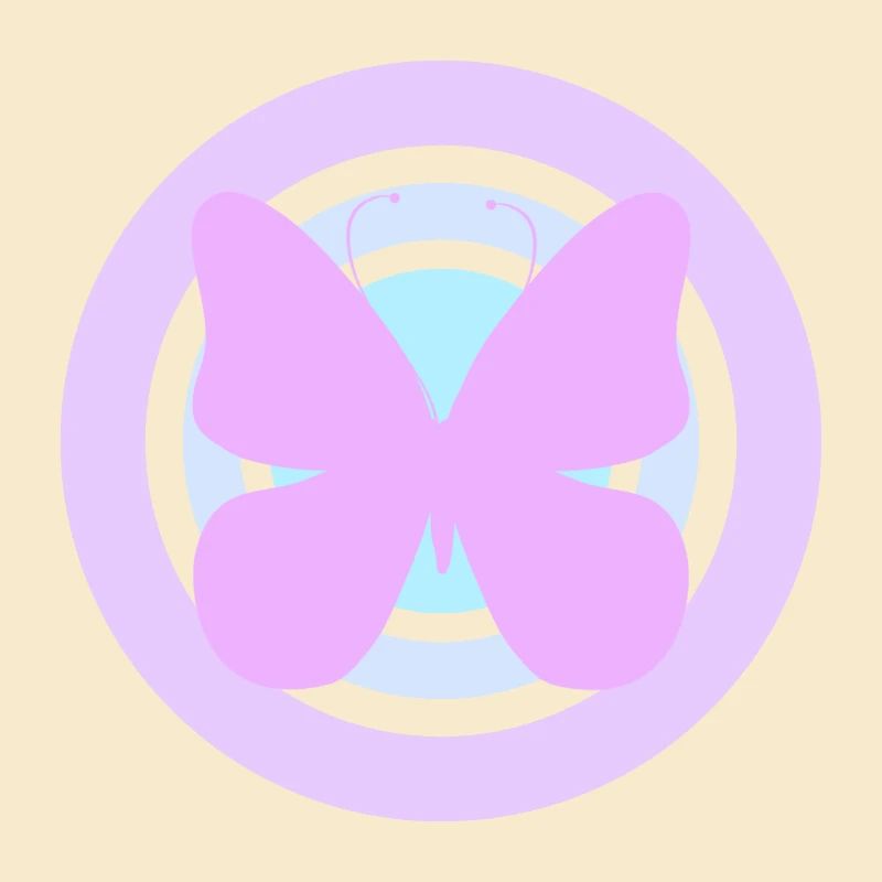 Papillon céleste violet