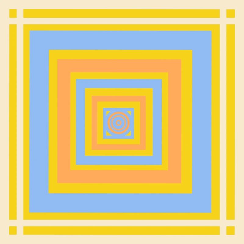 Geometrische Farbenspiele Muster