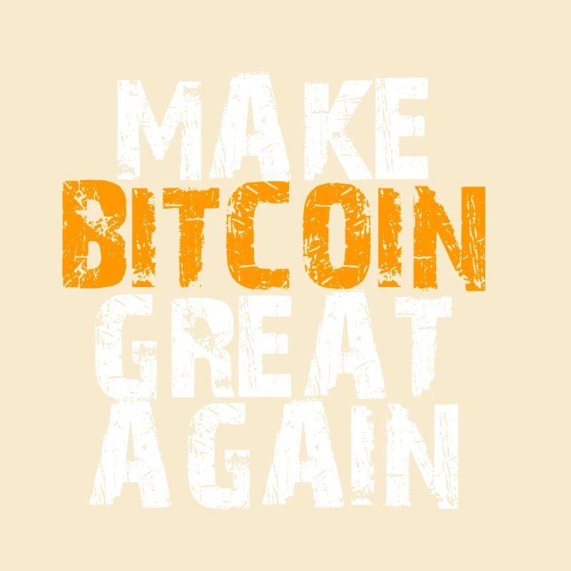Make Bitcoin Great Again Motivational Design