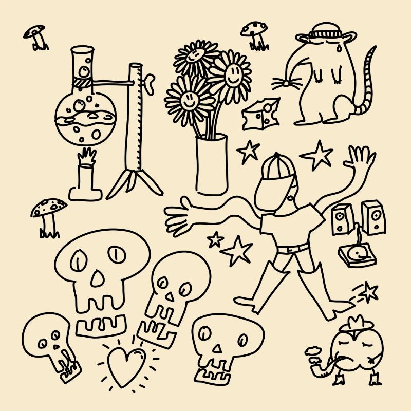 Kritzeln oder nach Hause gehen