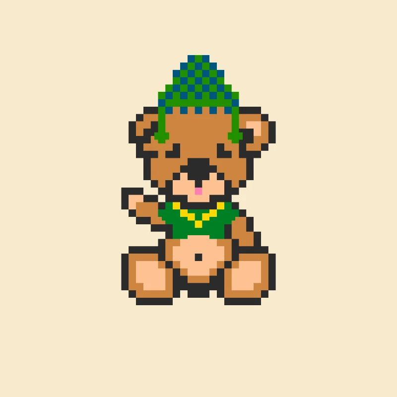 Pixelbär Inka