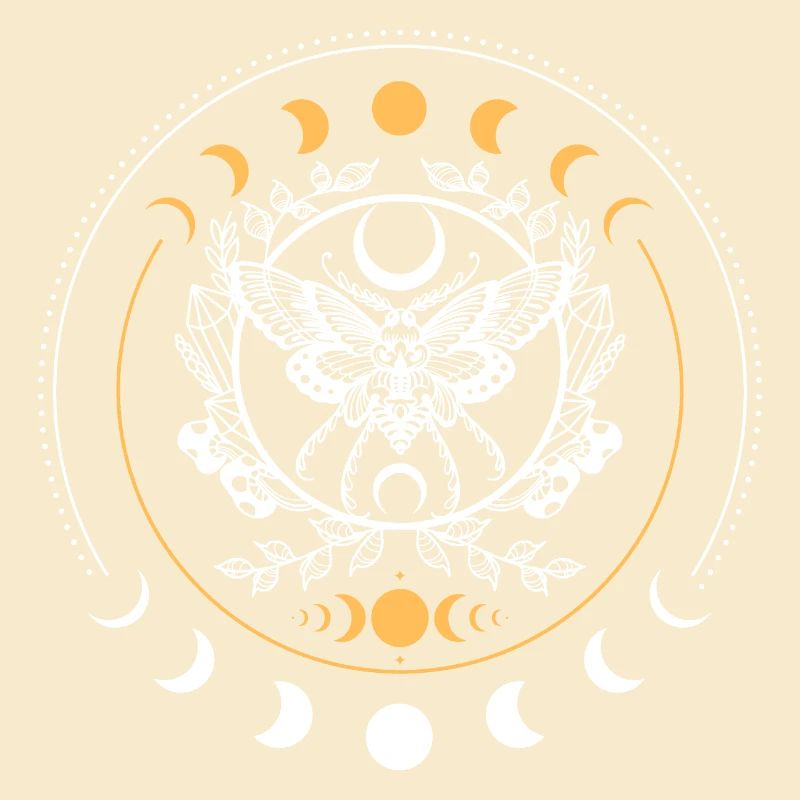 Celestial Moth Mandala