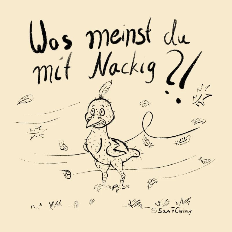 Ein Mausender Vogel im Herbstwind