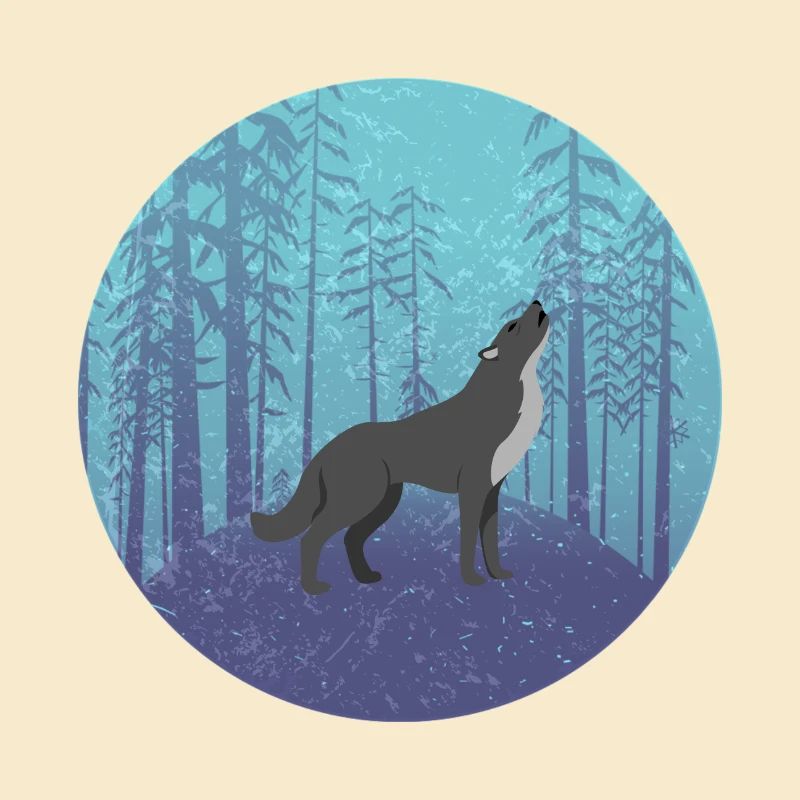 Wolf im Mondwald