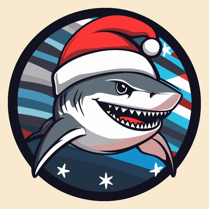 Hai Weihnachten Tier