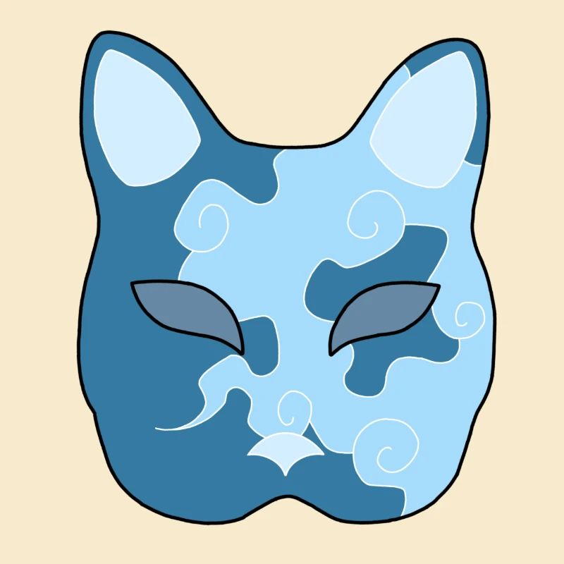 Clouds Neko Mask