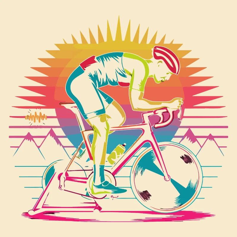 Retro Cyclist Turbo Trainer