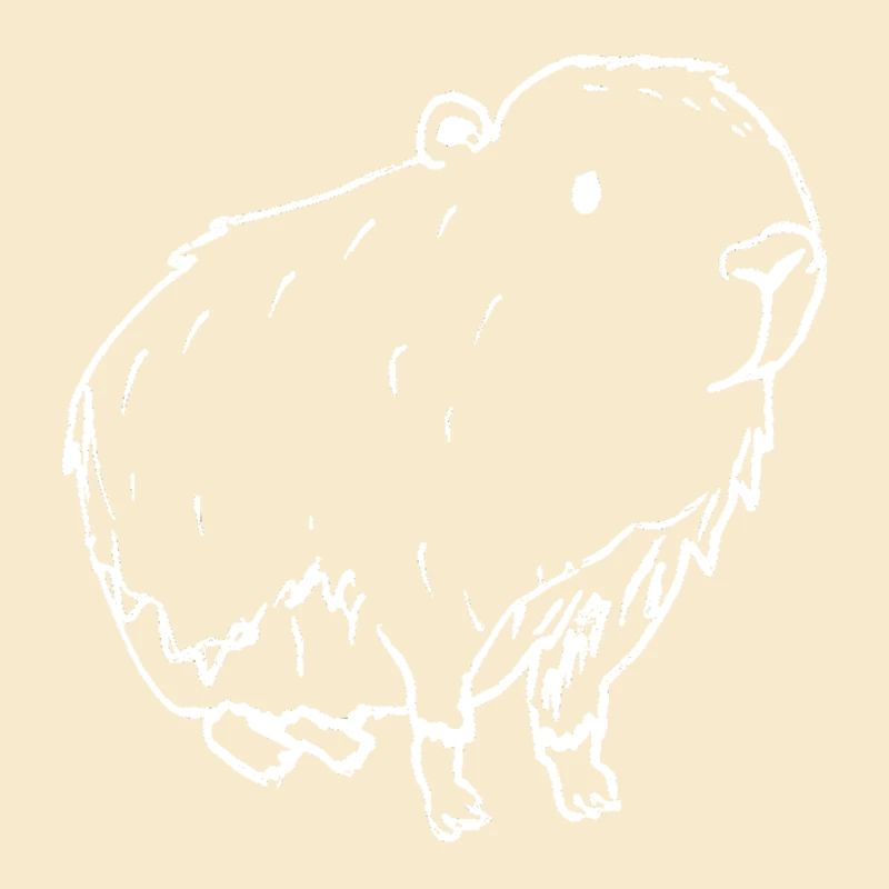 Blanc abstrait de Kapybara
