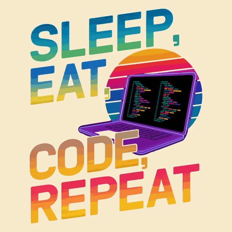 Sleep Eat Code Repeat Gift For Coder