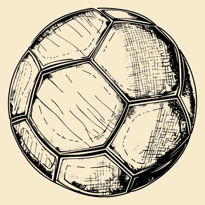 Fußball Skizze
