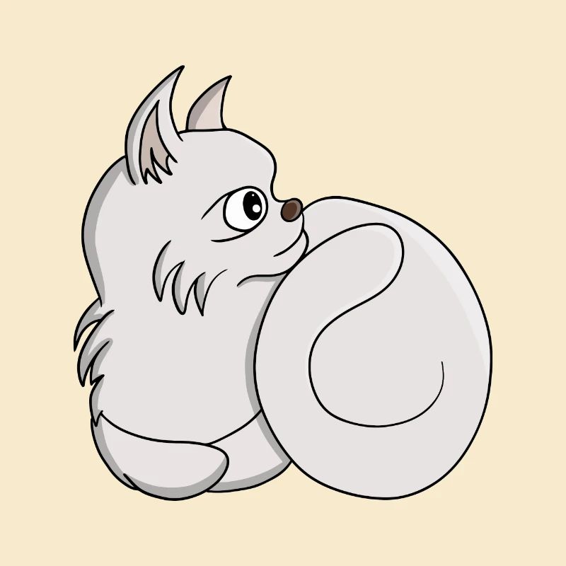 Neugierige Katze