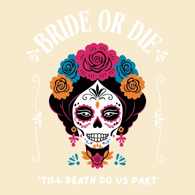 Bride or Die – Skull Design