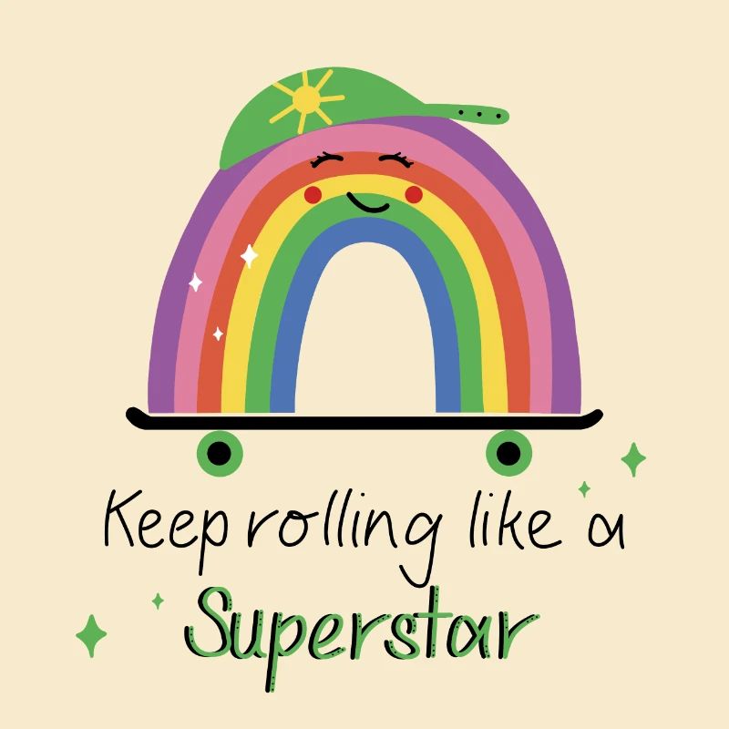 Keep Rolling Like a Superstar - Regenbogen Skate