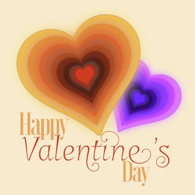 Valentinstag - Groovy Flash Herzen