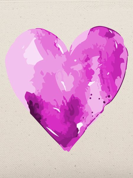 Herz Liebe Wasserfarben