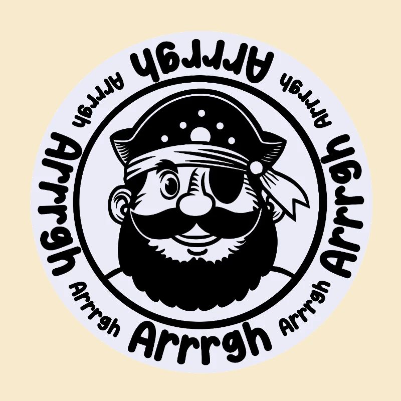 Drôle de pirate avec cache-œil