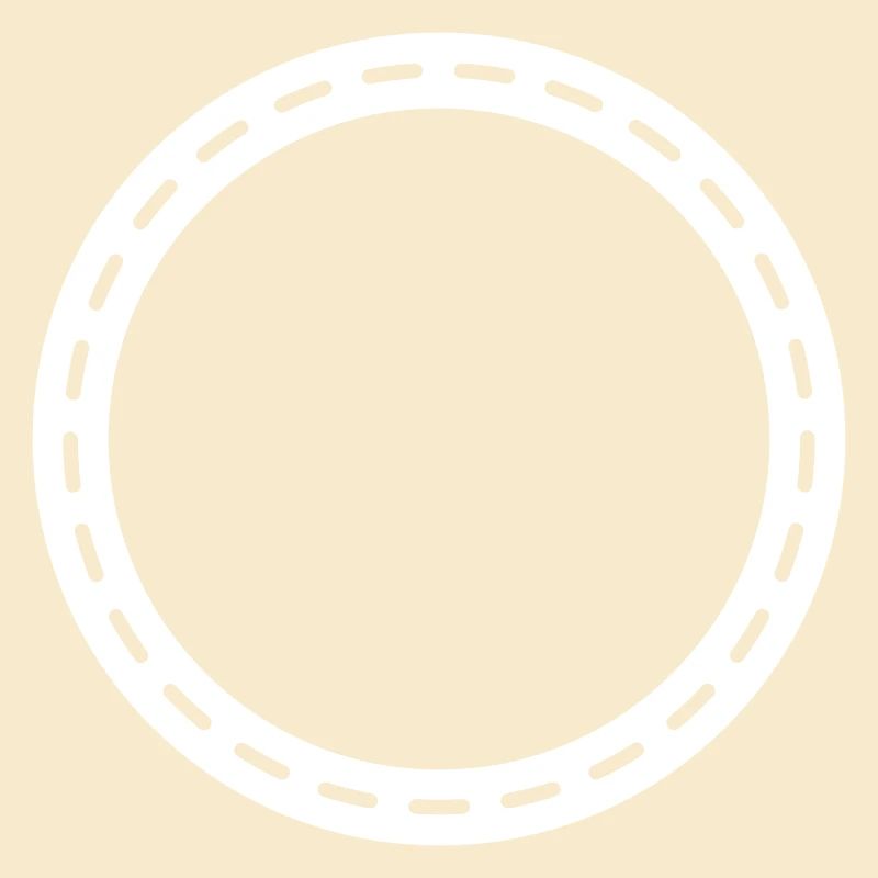 Kreis Kontur Leer
