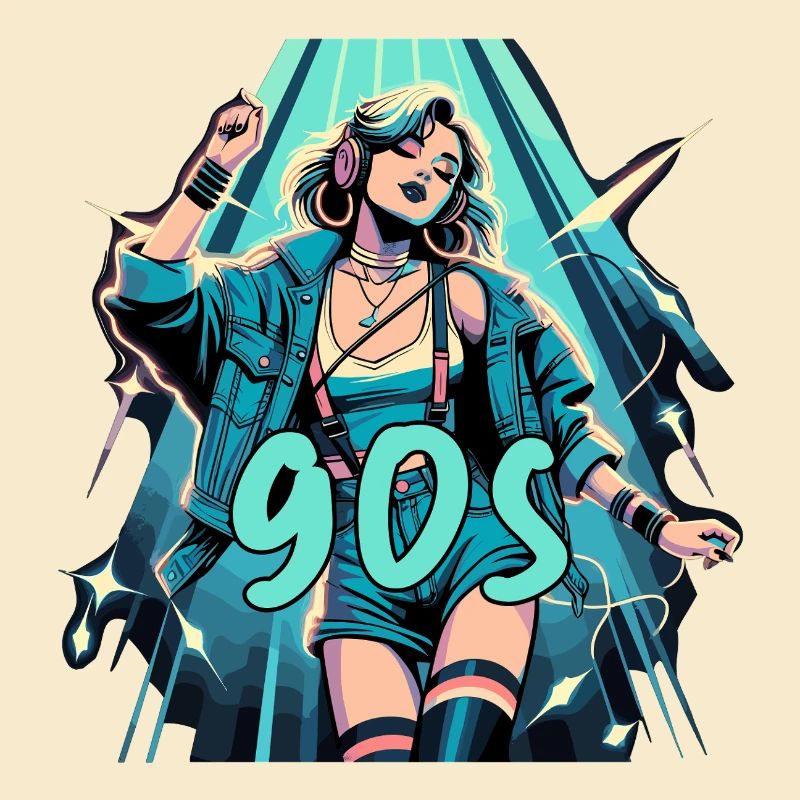 Femme Dancing Retro Disco Disco Cadeau