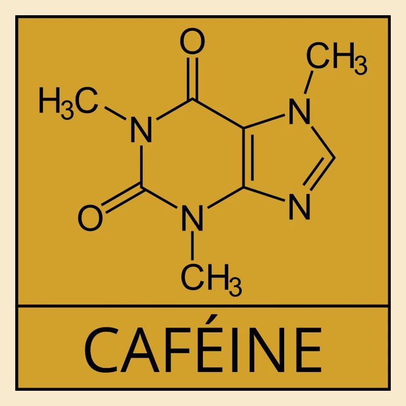 molécule de caféine