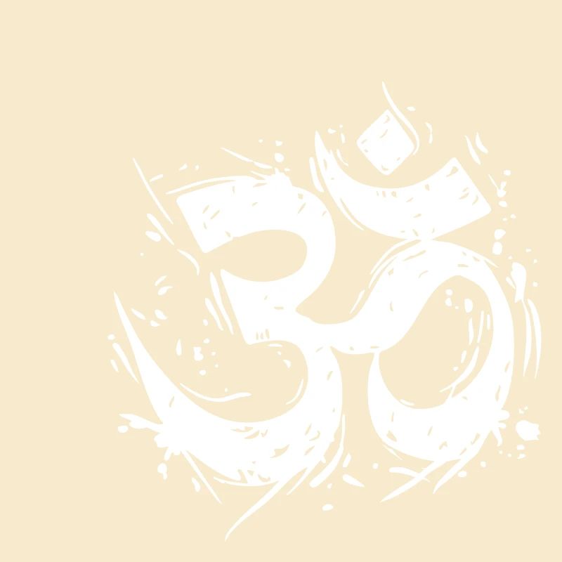 Om-Symbol im dynamischen Grunge-Design