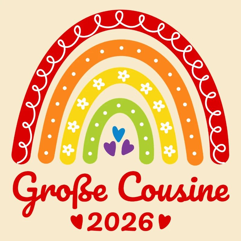Große Cousine 2026 Regenbogen