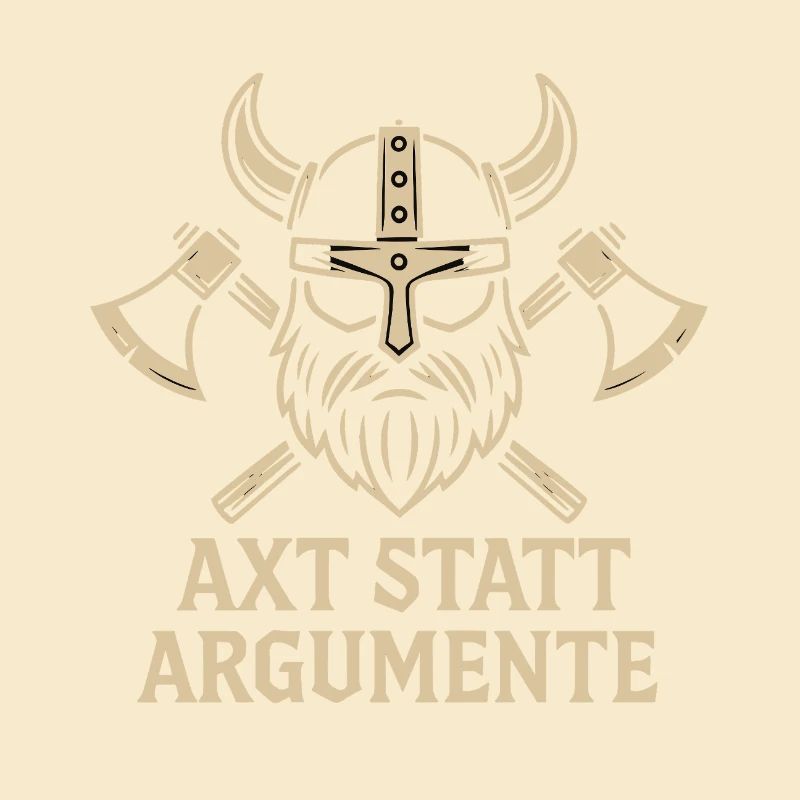 Viking axe instead of arguments