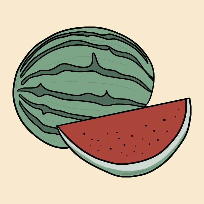 Délicieux fruit pastèque
