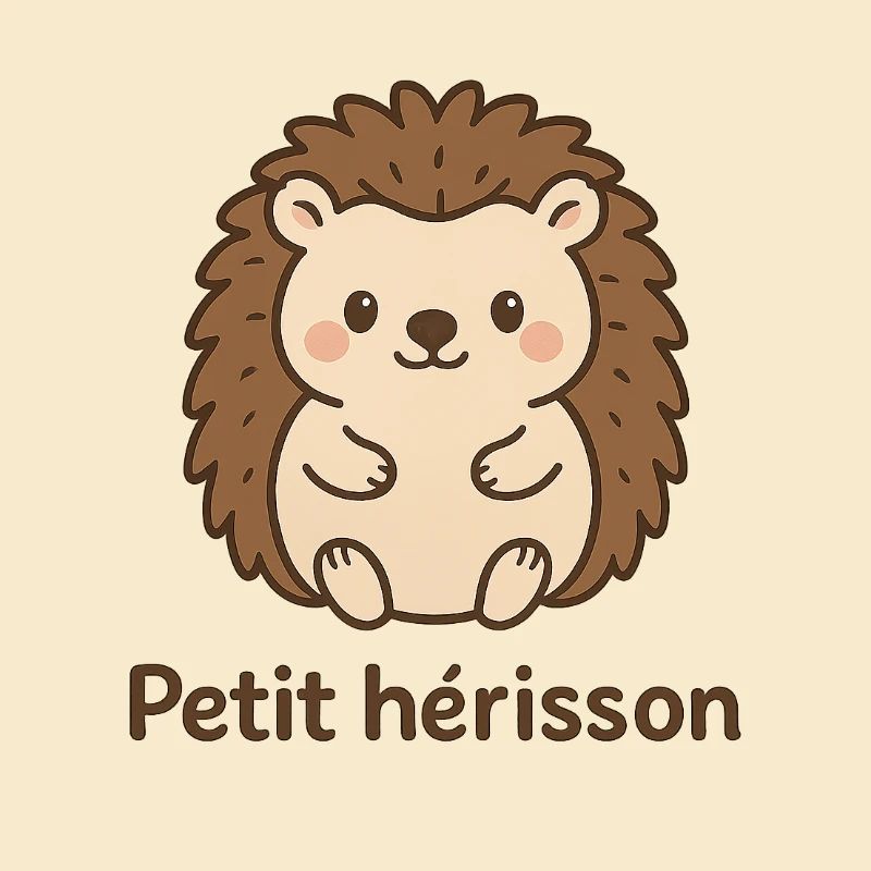 hérisson mignon "Petit hérisson"