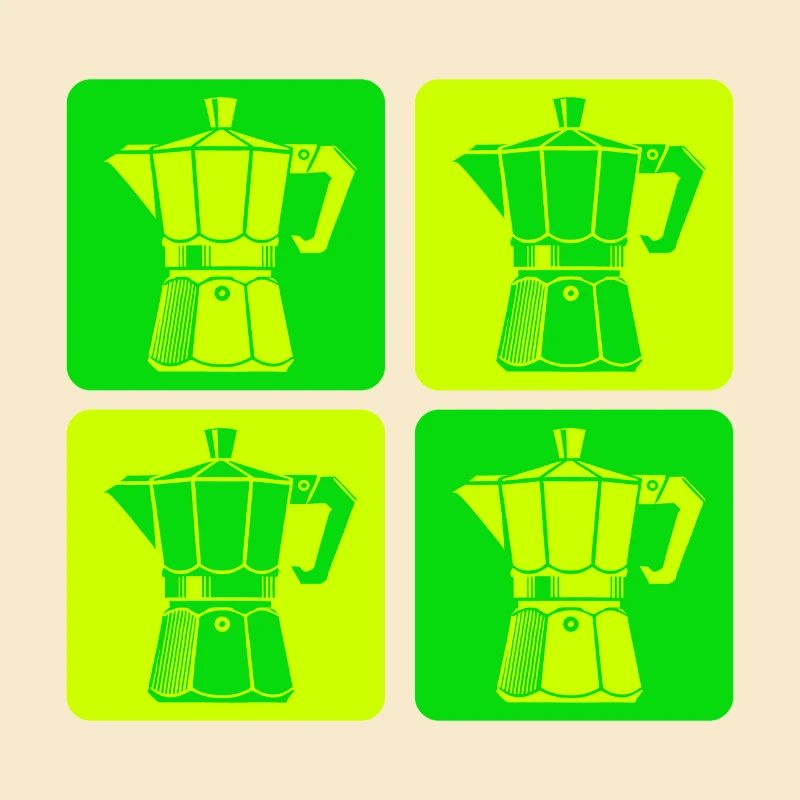 Retro Espresso Maker Pop Art