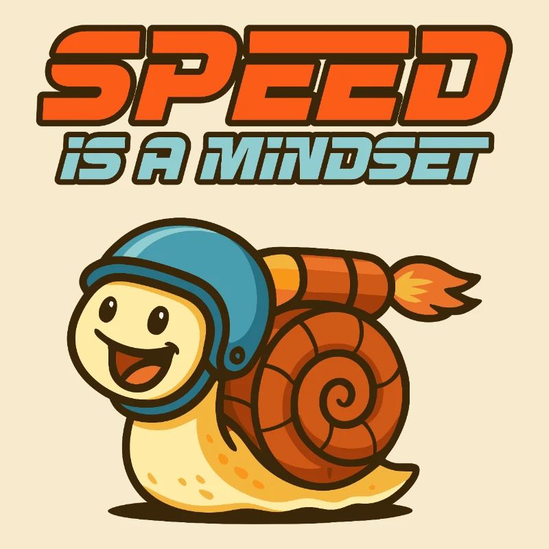 Denk schnell – Schnecke mit Helm