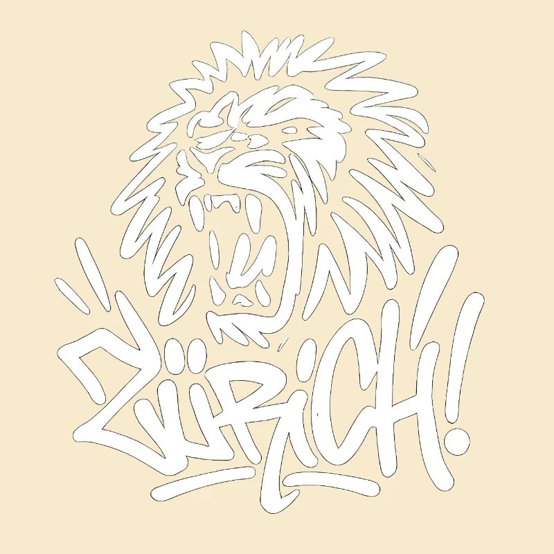 ZÜRICH Graffiti Löwe