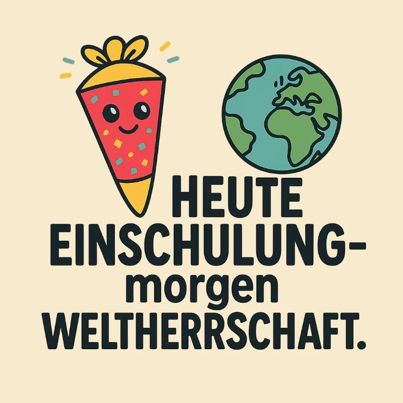 Einschulung | Heute Schule morgen Weltherrschaft